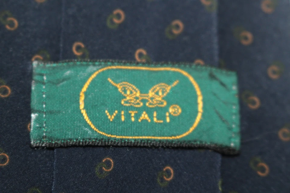 VITALI Silk tie Made in Italy F84584 - Image 4 of 4