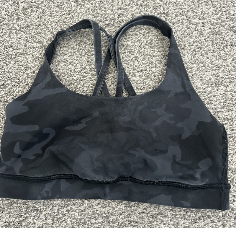 Lululemon Women’s Energy Sports Bra Camo Size 6
