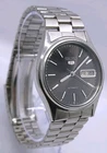 Vtg 1990 Seiko 5 Automatic 7009-3100 Day Date Steel Bracelet Gents 35mm Watch