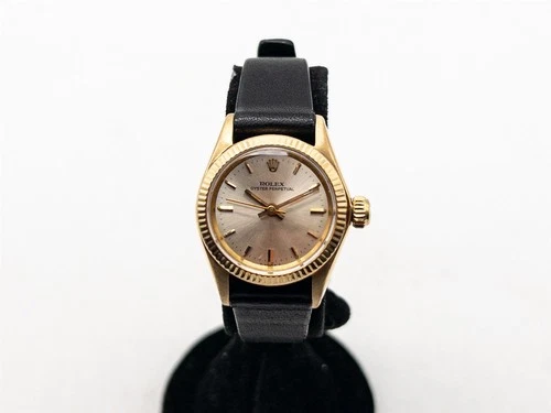 Vintage $14,000 18k Yellow Gold ROLEX OYSTER PERPETUAL Ladies Watch SERVICED
