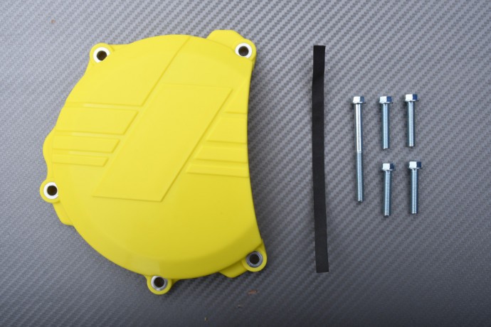 Protection carter embrayage PROTEKT haut de gamme en carbone-polymère pour RMZ 450