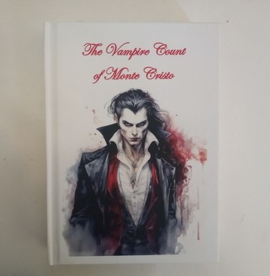 The Vampire Count of Monte Cristo by Matthew Baugh, Hardcover Custom Print  