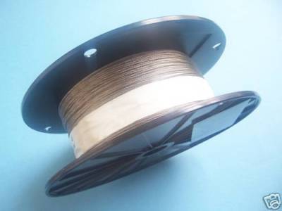 304 Stainless Steel Cable Strand 3/64'', 1X19: 50 to 5000 ft. Made in Korea