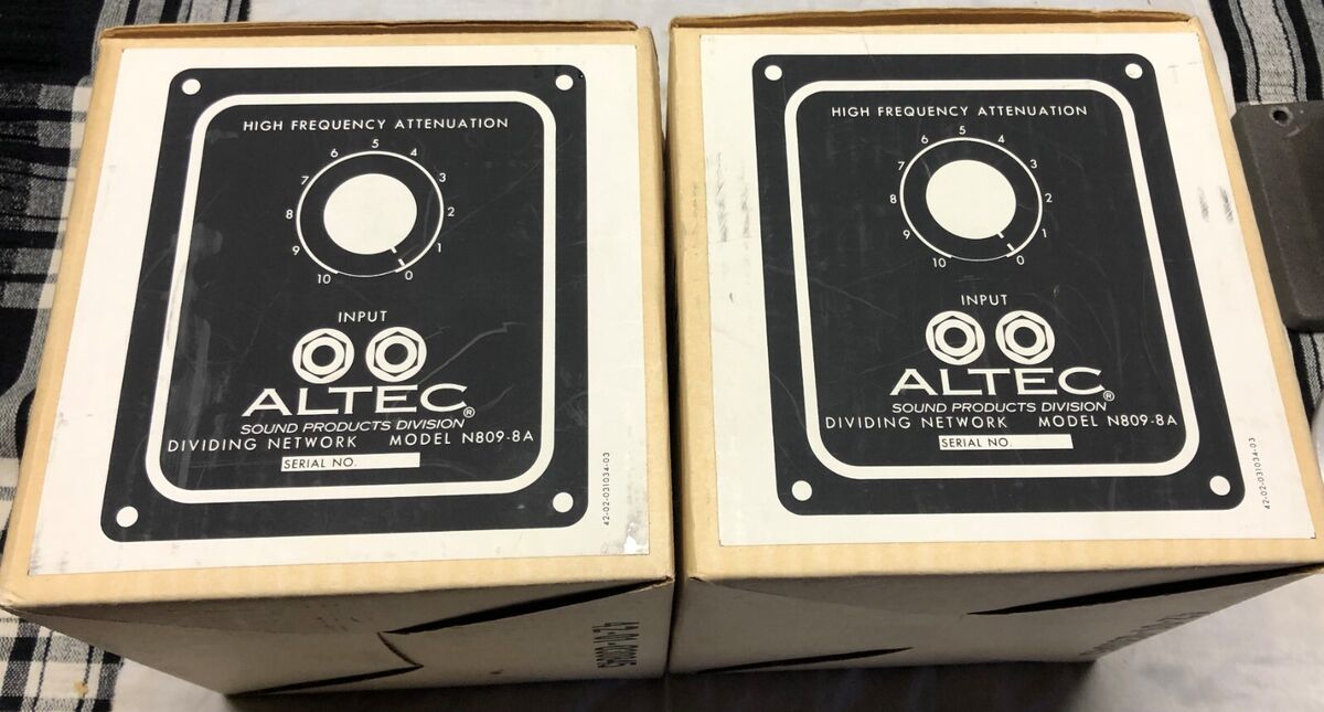 ALTEC N809-8A Dividing Network Crossover Pair NIB | eBay ALTEC N809-8A Dividing Network Crossover Pair NIB | eBay