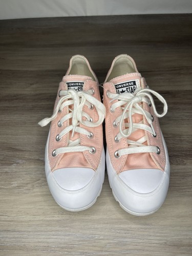 lugged pink converse