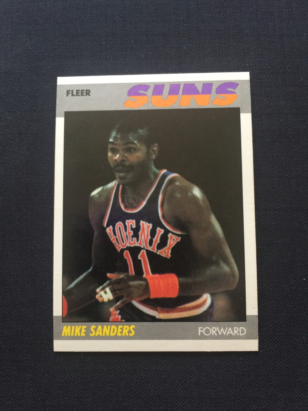 1987-88 Fleer Basketball # 96 Mike Sanders Suns NM