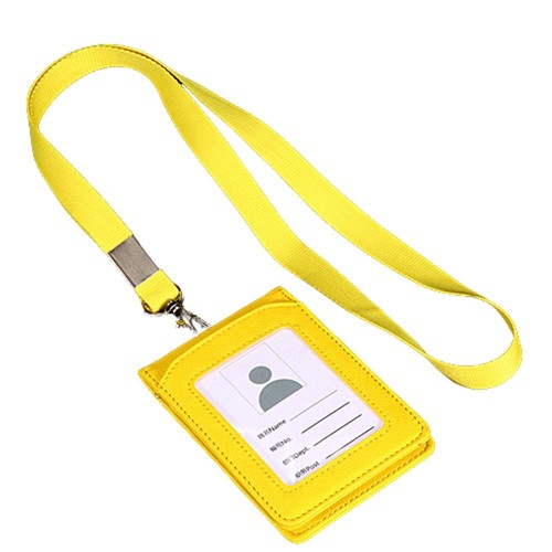 Foldable Card Holder Neck Strap with Lanyard Badge Holder Staff ID Card Bus ID- - Picture 14 of 16