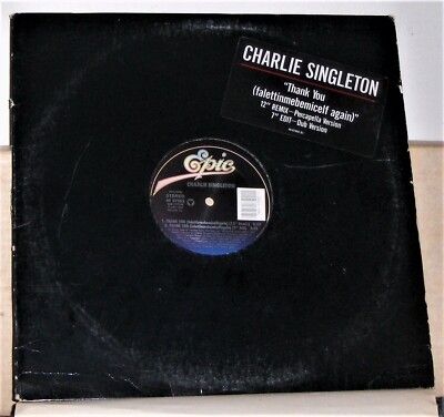 Charlie Singleton   Thank You - 12 inch Single - Vinyl Record Excellent