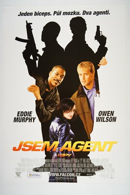 I SPY 23x33 Original NM Czech movie poster 2002 EDDIE MURPHY OWEN WILSON act-com