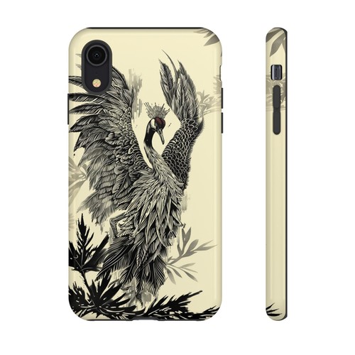 Red Crowned Crane Bird Phone Case for iPhone, Samsung Galaxy, Pixel - 第 88/175 張圖片