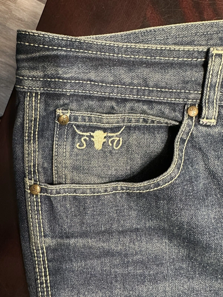 Vintage Sergio Valente Men s Jeans Size 36 inseam 28.5 Indigo Blue Altered