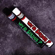 New Goat Golf X Showhand Golf Joker "WHY SO SERIOUS" Pistol Pro Golf Putter Grip