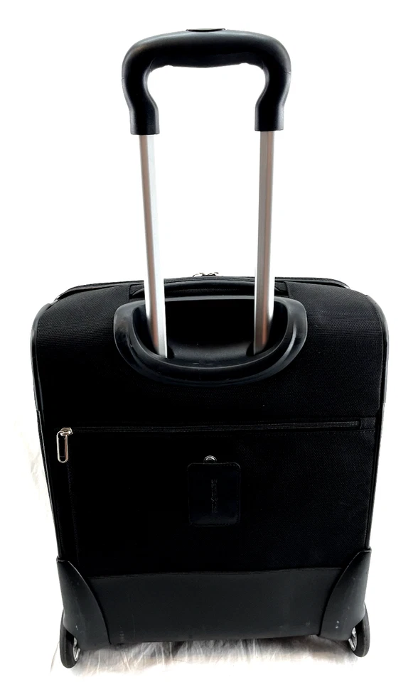 Mala de mão Samsonite preta 20" logotipo Mercedes com rodas - Imagem 2 de 4