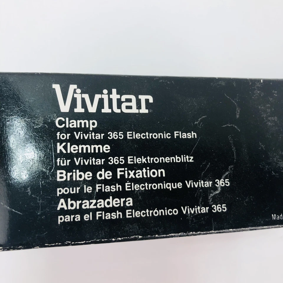 VTG Vivitar Clamp for 365 Electronic Flash Mount Tripod Mount Camera Photography - Image 4 of 4