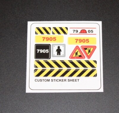 Custom Aufkleber für 7905 Replacement Sticker Sheet for Tower Crane