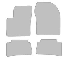 Fußmatten passend für Toyota C-HR Typ X1 (Baujahr 2016 - 2023)