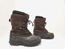 LaCrosse Thinsulate Suede Lace Up Winter Duck Boots Steel Shank 298340 Men's 9