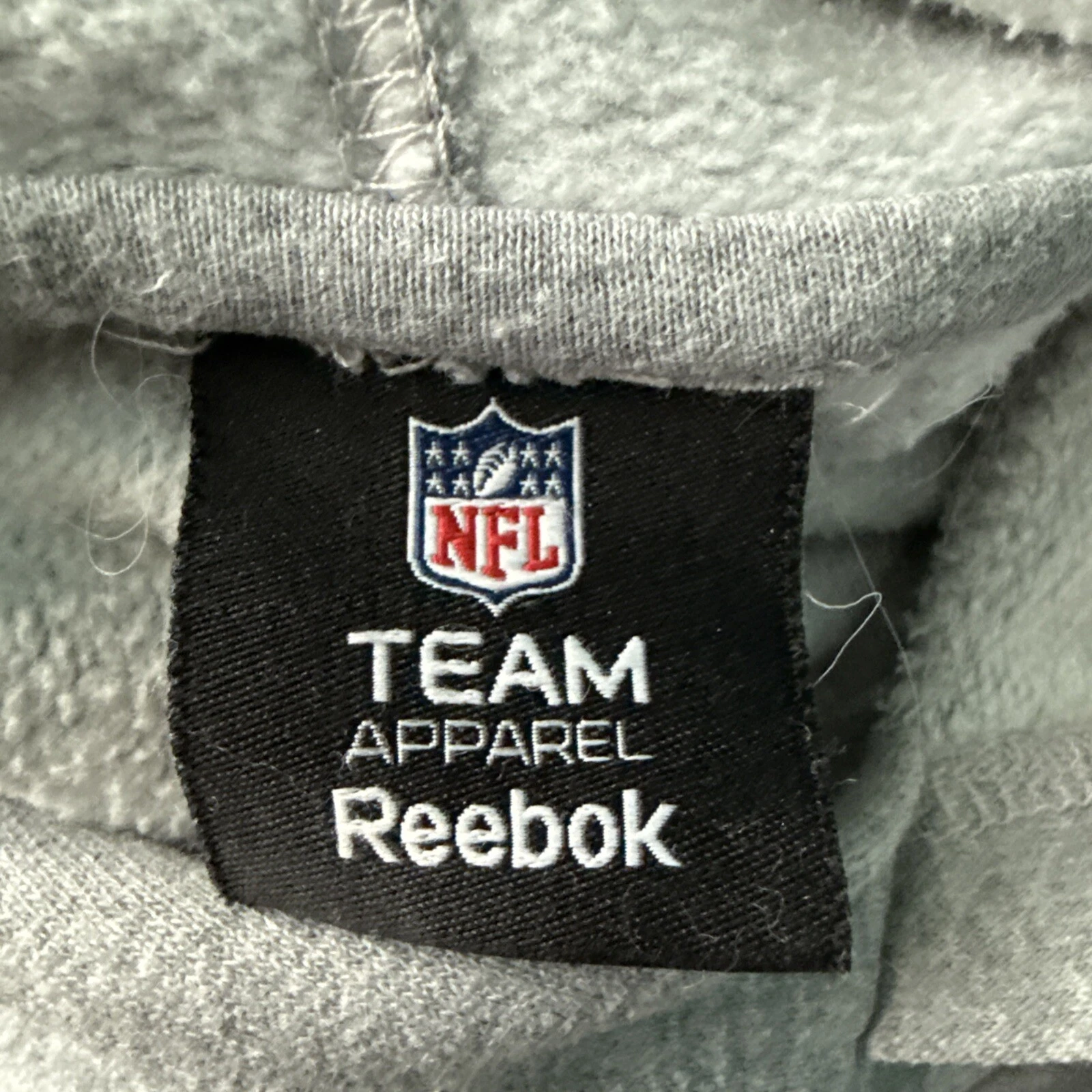 VETEMENTS Felpa con cappuccio REEBOK Colts donna taglia M grigia Heather NFL maglia calcio top