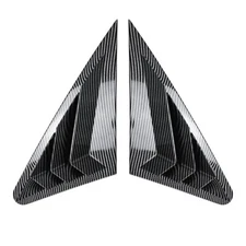 Rear Side Window Blinds Quarter Louver Covers For Audi A3 S3 8V Sedan 2014-2020
