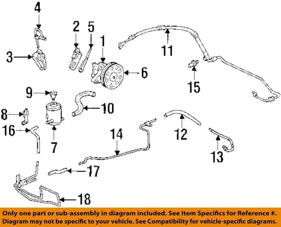 Bomba de dirección asistida usada se adapta a: 2000 Acura Tl grado A Foto 2 de 4