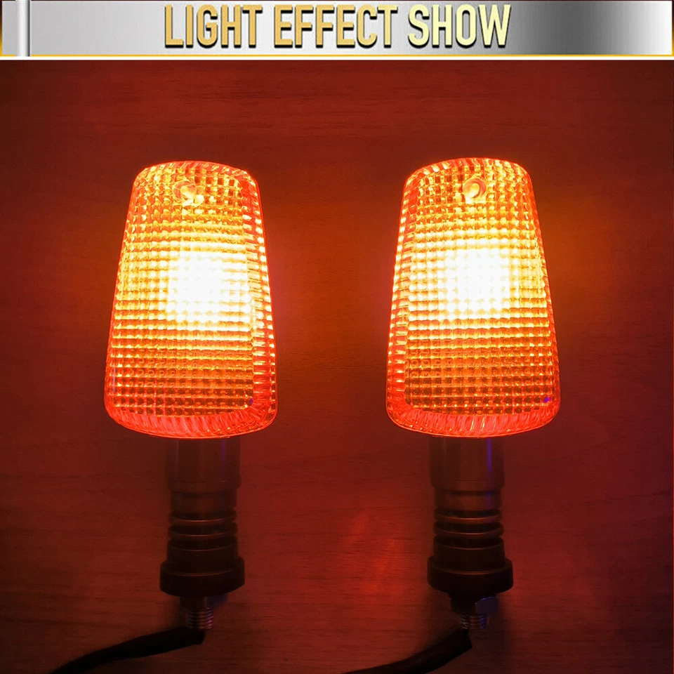 2x For Yamaha Rear Turn Signal Light Lamp TW200 XT225 XT250 FZR400 XT600 XJ600S - Image 2 of 4