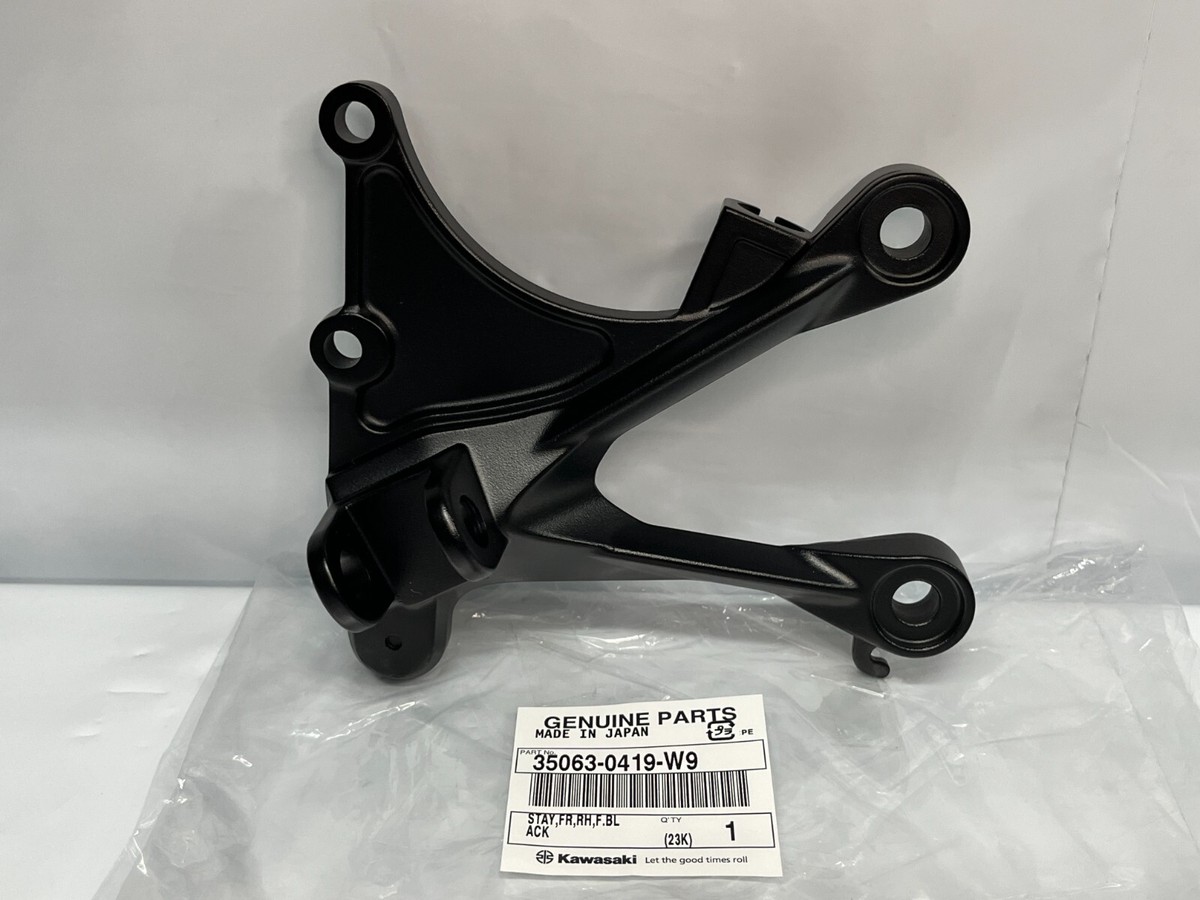 Kawasaki OEM 2007-2008 ZX6R Right Rear Foot Peg Mounting New 35063