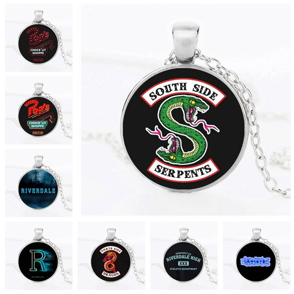 Riverdale Southside Serpents Chock lit Shoppe Pendant Necklace