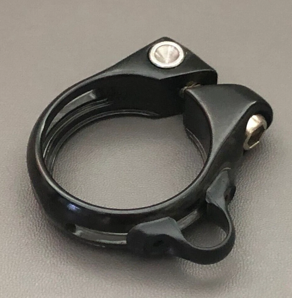 NUEVO Abrazadera de tija de sillín de bicicleta Promax con guía de cable cuentagotas 34,9 mm Rocky Mountain Foto 2 de 2