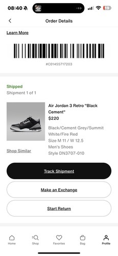 Size 11 - Air Jordan 3 Retro OG 2024 Black Cement