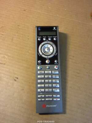 Polycom HDX Series Video Conference Remote Control Silver Black EXCL BATT