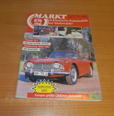 Markt 3/88, MZ Motorräder, BMW 1500 Kaufber., Triumph TR 4, Opel Rekord P2, #H