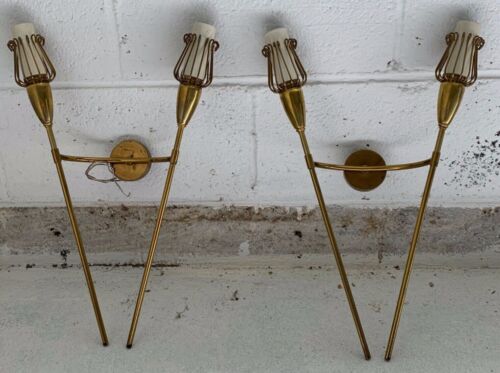 French Mid-Century Sconces by Maison Lunel - Picture 1 of 5