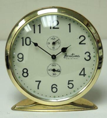 Vintage Nachttischwecker - Bentima Original Nachttischuhr