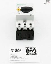31806 MOELLER 3P CHANNEL, MOTOR-PROTECTIVE CIRCUIT-BREAKER, 20A NEW PKZM0-20