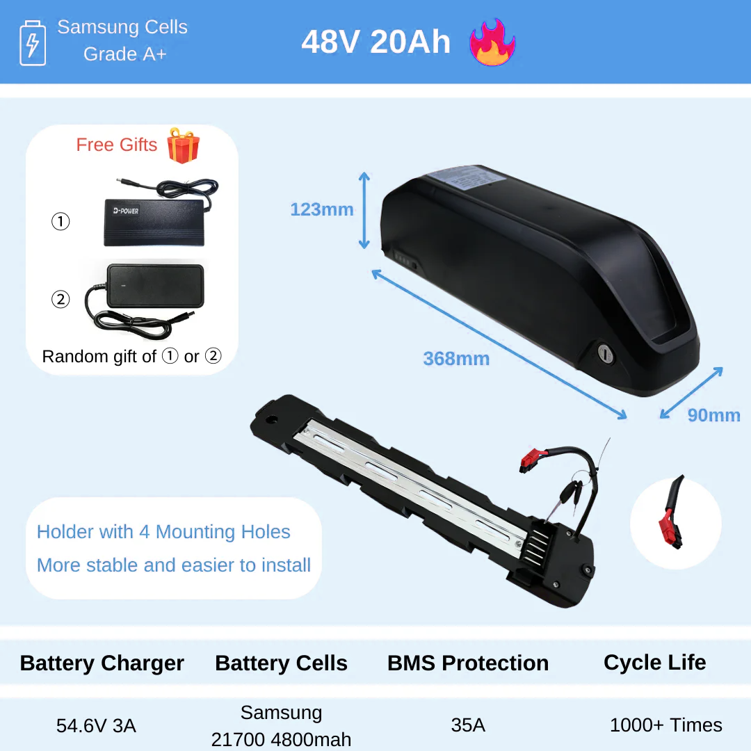 48v Battery 48V 15AH E-bike Li-ion Bicycle Battery With