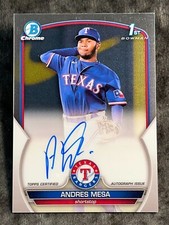2023 Bowman Chrome 1st PROSPECT ROOKIE AUTO Andres Mesa, item 2