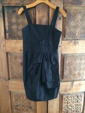 marc by marc jacobs Black Cotton Strap Dress