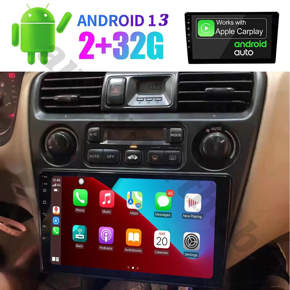 For 1999-2002 Honda Accord 6th Android Auto Apple Carplay Car Stereo Radio GPS 2 Foto 2 de 4