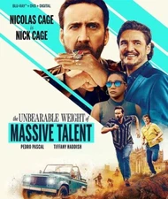 The Unbearable Weight of Massive Talent [Blu-ray, DVD,DIGITAL] NEW W/ T-SHIRT