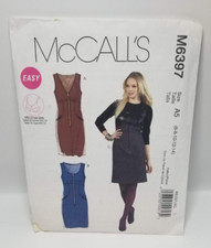 Misses Lined Jumper Sewing Pattern by McCalls...