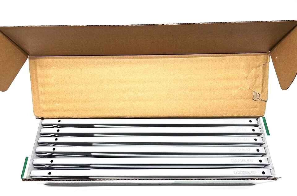 Box of 12 ClosetMaid 23582 MaxLoad 16-Inch Bracket Grey New - Image 2 of 4