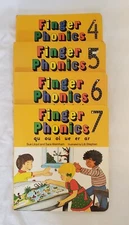 Finger Phonics Books 4, 5, 6, & 7 by Sue Lloyd & Sara Wernham Jolly Phonics