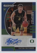2020 Panini Prizm Draft Picks Prospect Blue 107/149 Payton Pritchard Auto 16rf