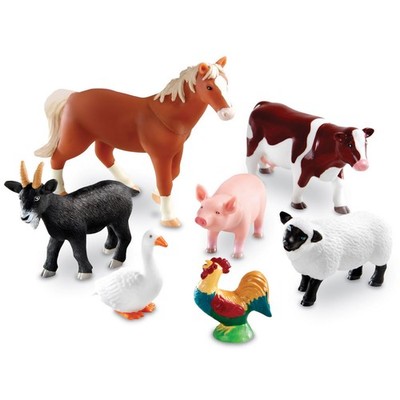 Learning Resources Jumbo Farm Animals  - set of 7