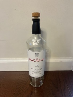 Macallan Whiskey 12 Sherry Bottle Unrinsed