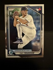 Trey Yesavage 2024 Bowman Draft Chrome 1st BDC-92 Blue Jays