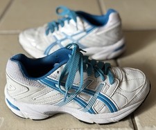 Kids Asics Gel-190TR C553L White And Blue Size US3 22CM