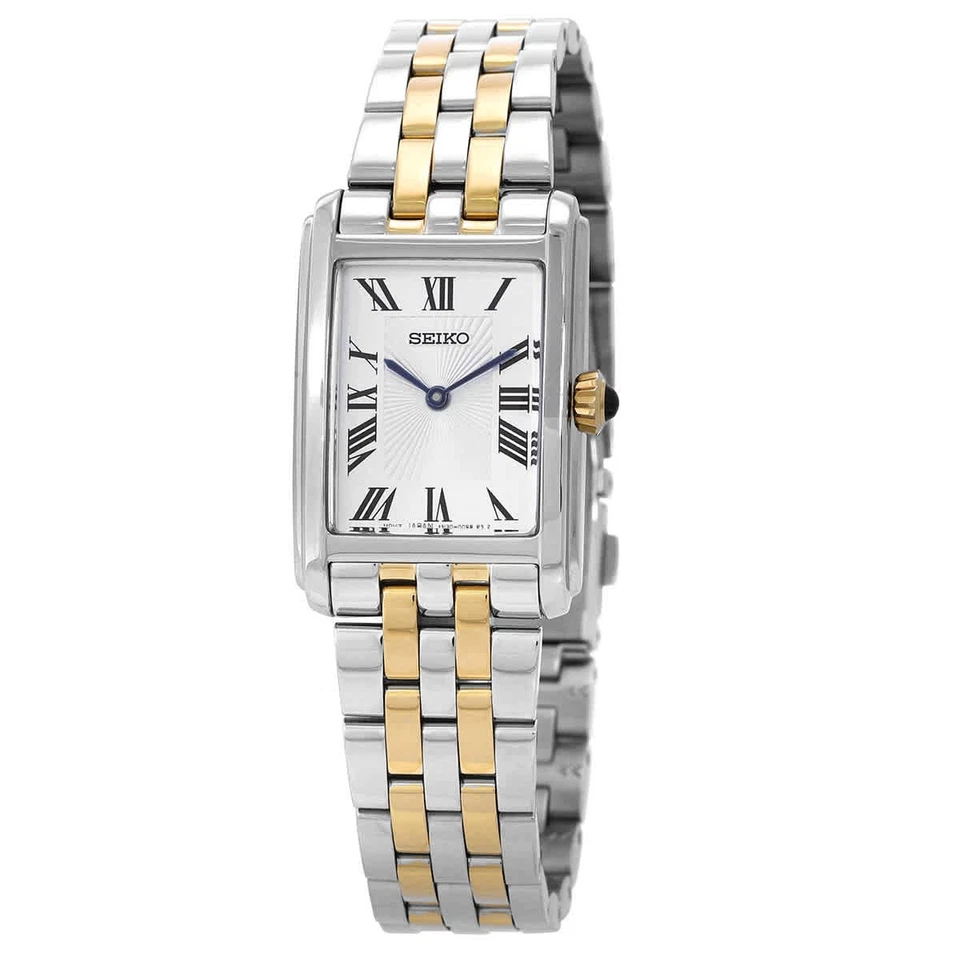 Reloj para mujer Seiko Seiko Essentials cuarzo esfera plateada SWR087