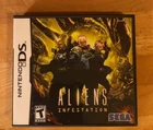 Aliens Infestation Nintendo DS Sega Complete Complete in box.