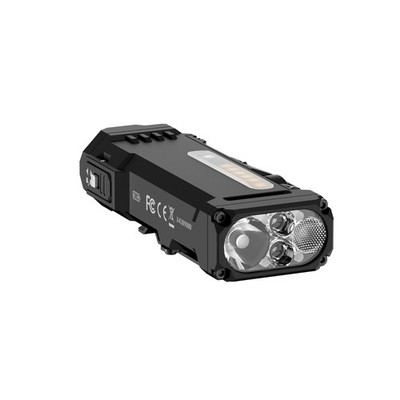 Wuben X4 Taschenlampe 1500 Lumen, kompakt, Flut- & Spotlicht, Schwarz
